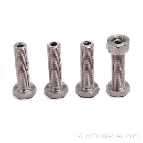 Thép không gỉ Hex Nut Bolt Đặt tất cả các loại bu lông và đai ốc bu lông rỗng với lỗ